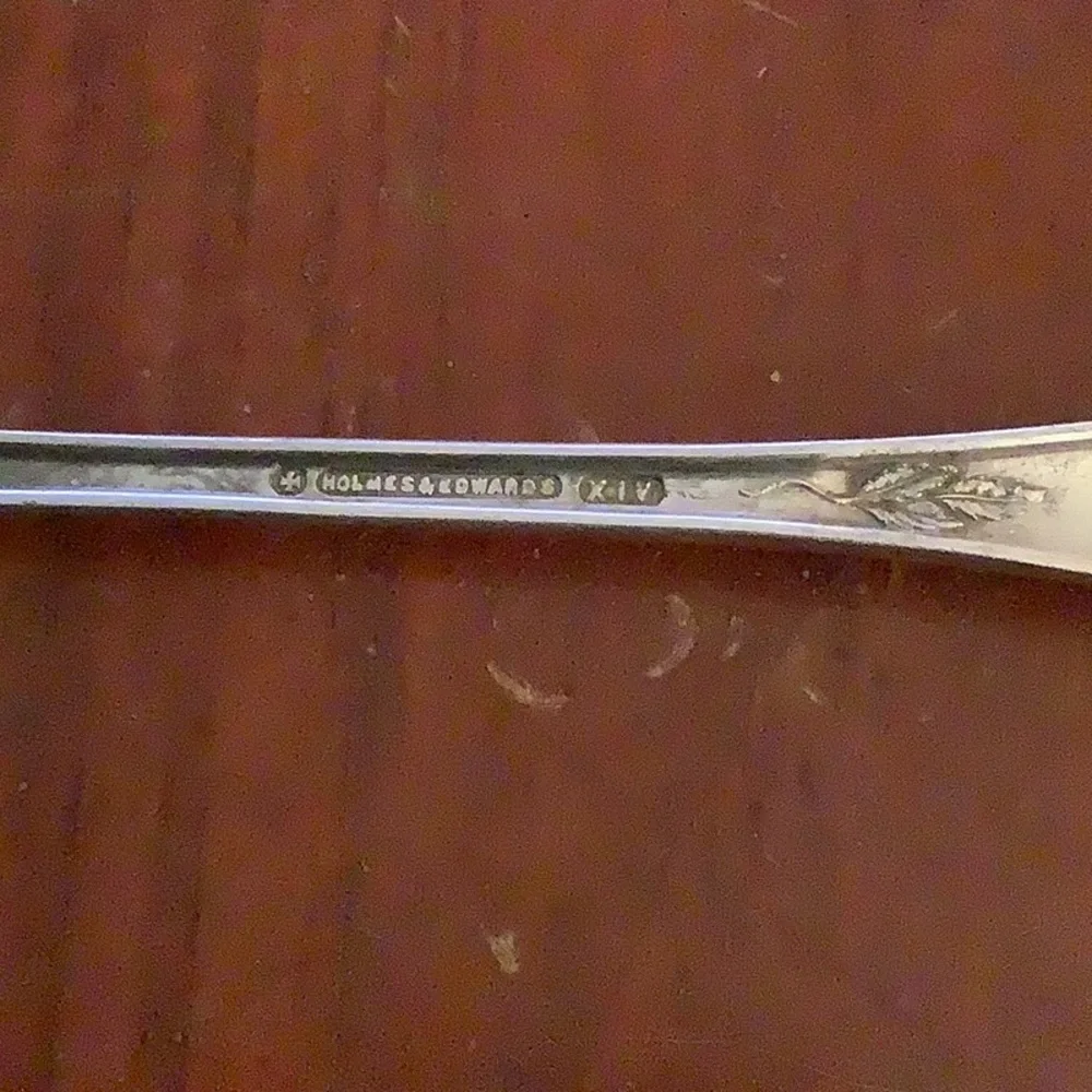 Antique Vintage Set of 4 Silver Plate Cocktail Forks